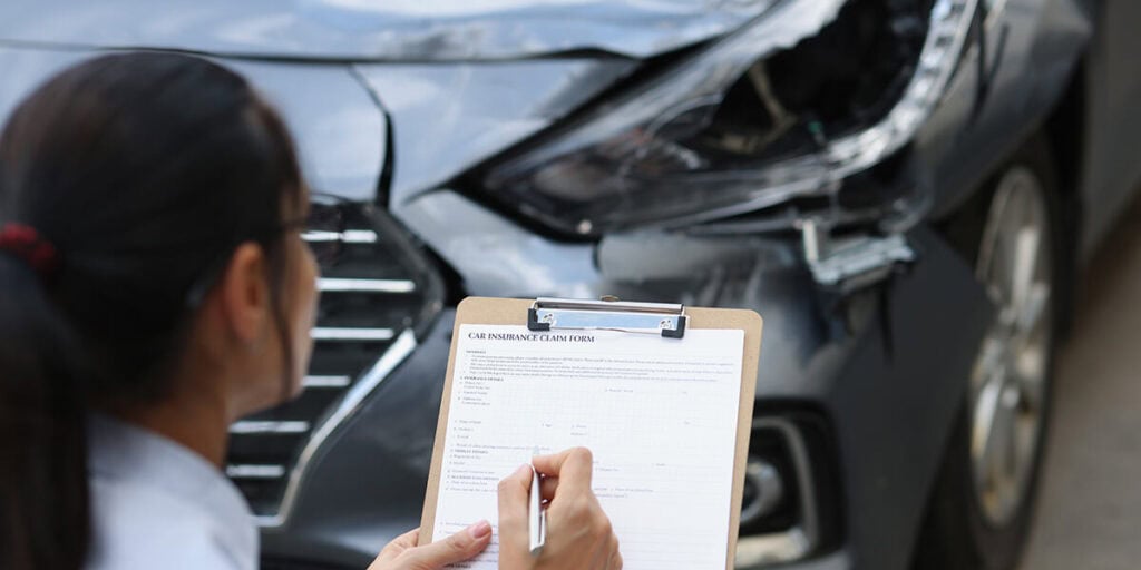 car insurance inspection after accident